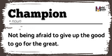 Inspirational Art - Champion